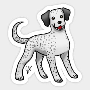 Dog - Dalmatian - Dark Ears Sticker